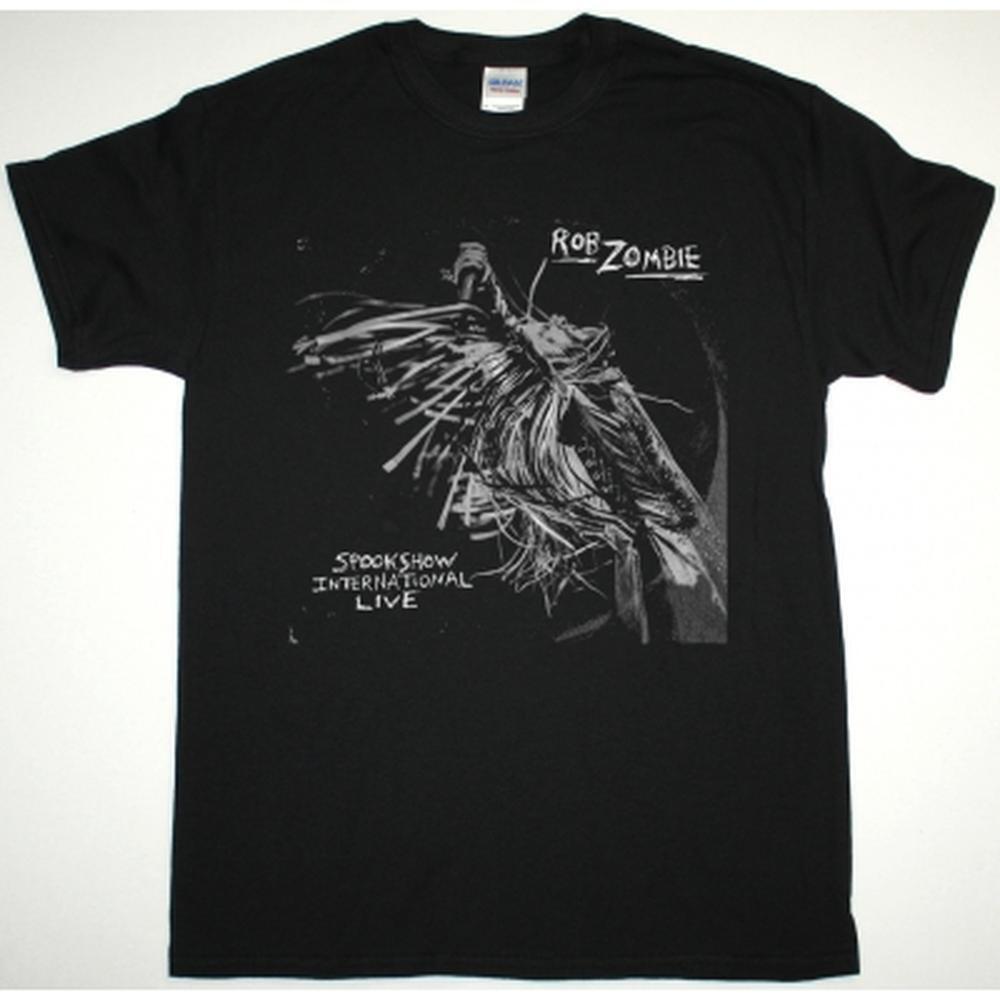 Rob Zombie Spookshow International Live Metal Graphic Black Fan Unisex T-Shirt